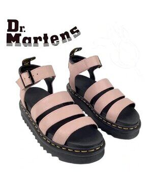 Dr. Martins Hydro Leather Strap Sandals